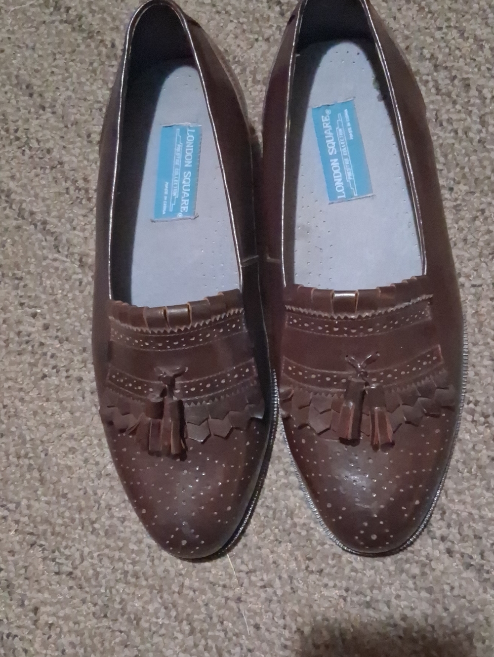 Men’s Brown Tassel Kiltie Loafers